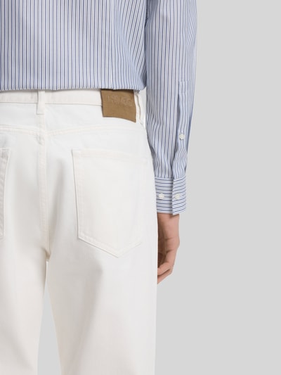 HUGO relaxed fit jeans van puur katoen Offwhite - 3