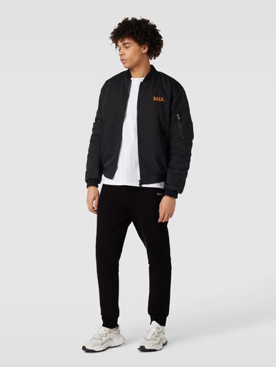 Balr. Sweatpants met labelapplicatie, model 'Q-Series' Zwart - 1