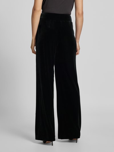 Jake*s Cocktail Wide leg stoffen broek met haakjes- en ritssluiting Zwart - 5