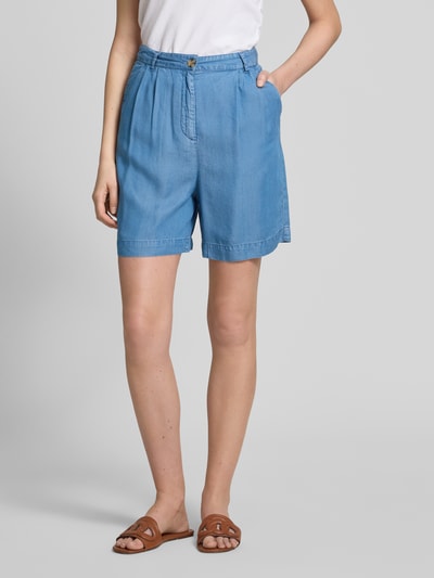 Vero Moda Loose fit korte jeans van lyocell, model 'FLEUR' Blauw - 4