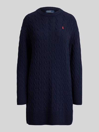 Polo Ralph Lauren Fließendes Freizeitkleid aus Woll-Kaschmir-Mix Marine 2