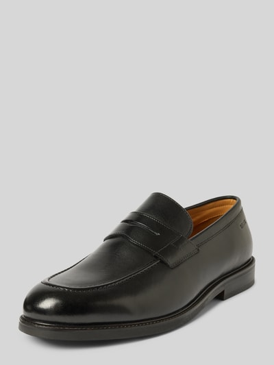 DIGEL Loafers met blokhak, model 'SANDER' Zwart - 1