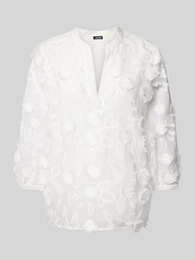 JOOP! Relaxed Fit Bluse mit 3/4-Arm Modell 'Belle' Offwhite 2
