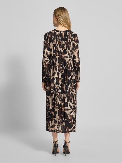 Betty Barclay Midi-jurk met ronde hals Donkerbruin - 5