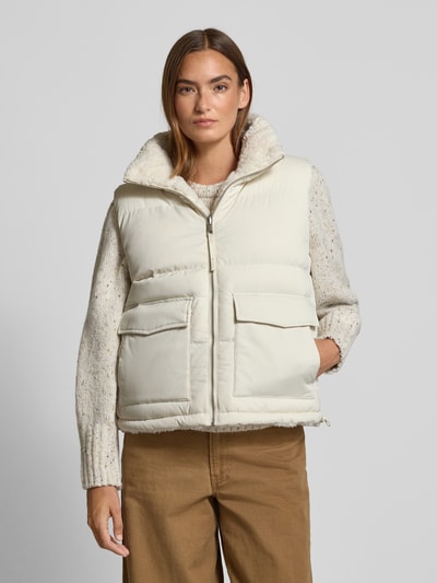 OPUS Bodywarmer met opstaande kraag, model 'Wendara' Offwhite - 4