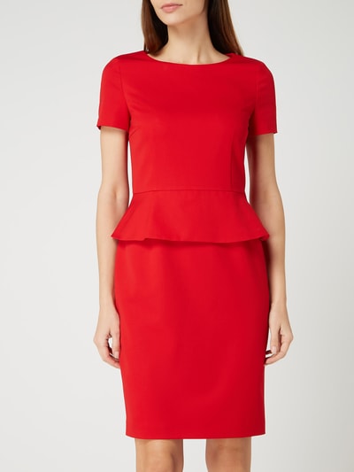 Montego Kleid mit Schößchen  Rot 4