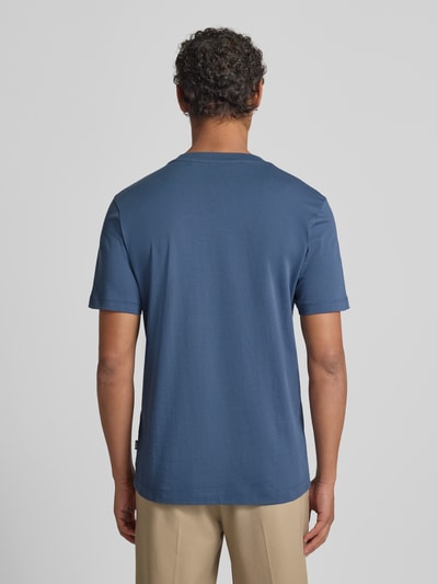 BOSS Regular Fit T-Shirt aus reiner Baumwolle Modell 'THOMPSON' Blau 5