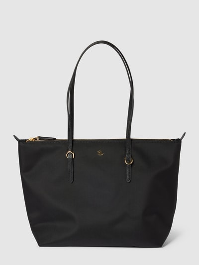 Lauren Ralph Lauren Tote Bag mit Label-Applikation Modell 'KEATON' Black 1