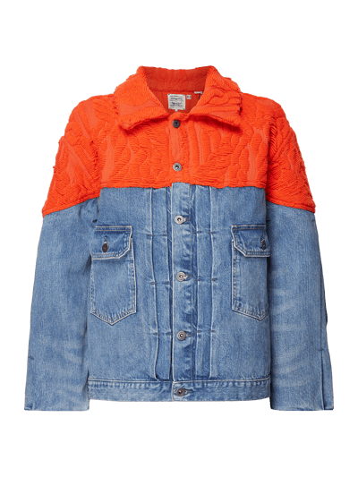 Levi's® Made & Crafted Kurtka Trucker Jacket z dzianinowym obszyciem Dżins 2