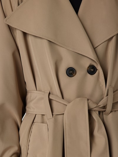 Review Trenchcoat met reverskraag Beige - 3