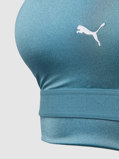 PUMA PERFORMANCE Biustonosz typu bralette z detalami z logo Miętowy 2