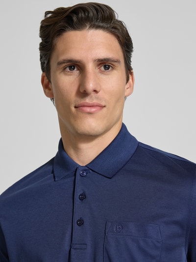 bugatti Poloshirt mit Brusttasche Jeansblau 3