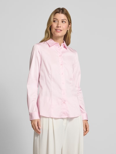 Christian Berg Woman Overhemdblouse met knoopsluiting Lichtroze - 4