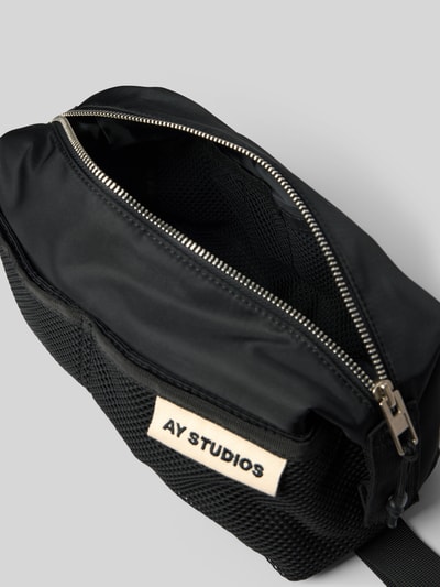 AY STUDIOS Kulturtasche mit Logo-Patch Black 4