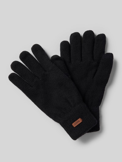 Barts Handschoenen met labeldetail, model 'HAAKON' Zwart - 1