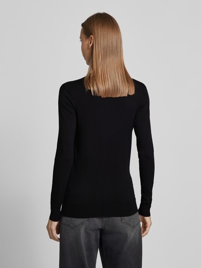 Guess Pullover met col, model 'PIPER' Zwart - 5