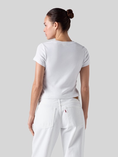 Levi's® Regular Fit T-Shirt aus Baumwoll-Mix Weiss 5