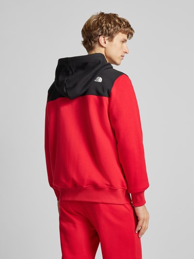 The North Face Sweatjacke mit Label-Print Modell 'ICON' Rot 5