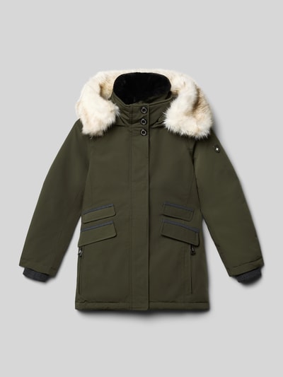 Wellensteyn Regular Fit Parka mit Kunstfell Modell 'Enterprise' Oliv 1