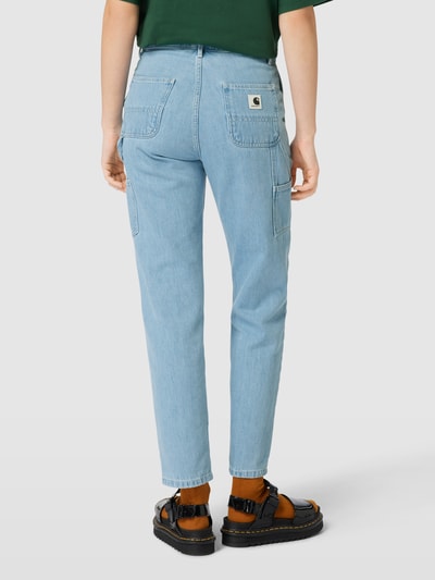 Carhartt Work In Progress Jeans mit Label-Patch Modell 'PIERCE' Blau 5