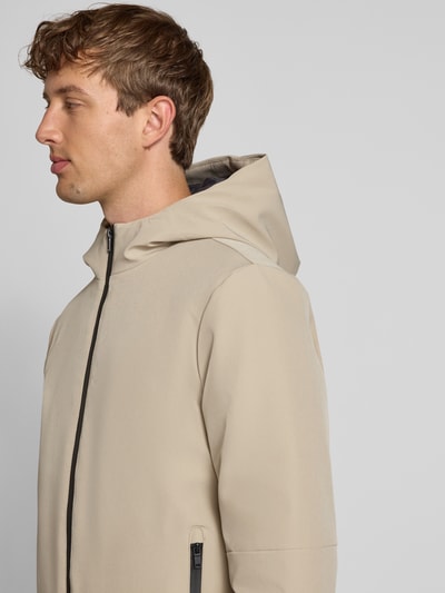 Blend Jacke mit Kapuze und Reißverschlusstaschen Modell 'EON' Beige 3