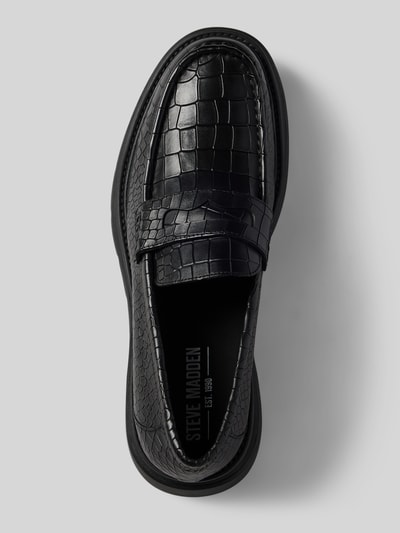 Steve Madden Loafer mit Kontrastbesatz Modell 'RAIDEN' Black 3