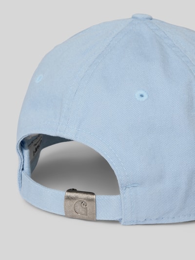 Carhartt Work In Progress Basecap mit Label-Stitching Hellblau 3