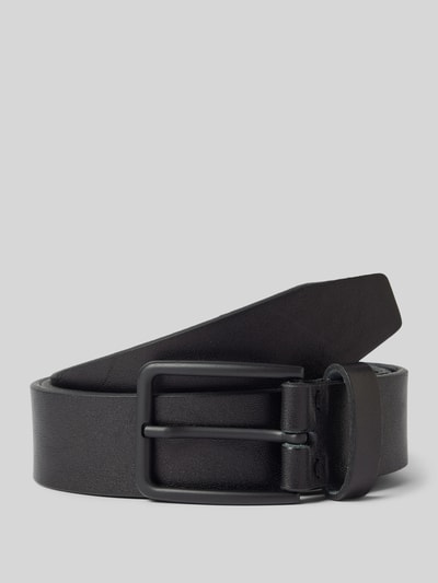 Lloyd Men's Belts Ledergürtel mit Dornschließe Modell 'Galvan' Black 1