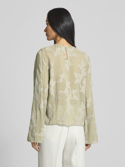 Samsøe Samsøe Regular Fit Bluse mit Rundhalsausschnitt Modell 'SAMADDA' Lind 5