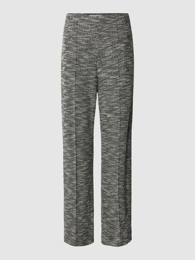 Raffaello Rossi Stoffen broek met elastische band Zwart - 2