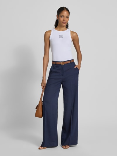 Lauren Ralph Lauren Top z wyhaftowanym logo model ‘TONASHA’ Biały 1