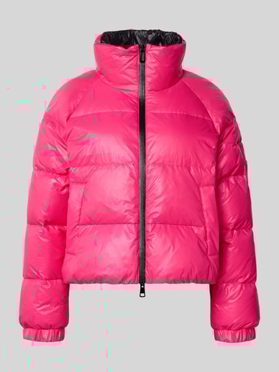 Marc Cain Regular Fit Steppjacke mit gefüttertem Stehkragen Pink 2