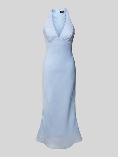 Bardot Sukienka koktajlowa z wiązaniem na szyi model ‘PAOLA’ Jasnoniebieski 2