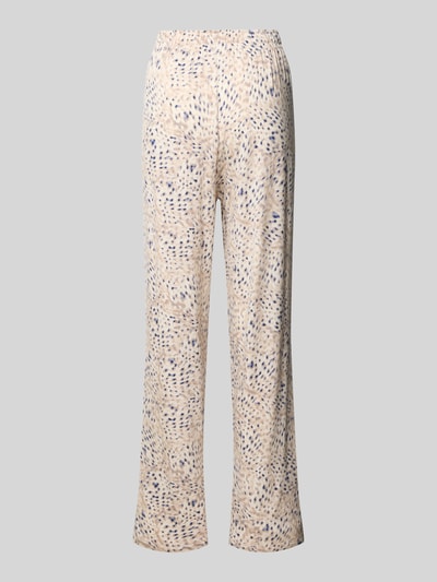 BOSS Regular fit pyjamabroek van viscosemix Beige - 3