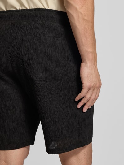 JAKE*S STUDIO MEN Shorts met elastische band Zwart - 3