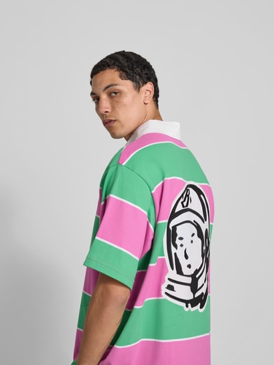 Billionaire Boys Club Relaxed Fit Poloshirt aus Baumwolle Pink 3