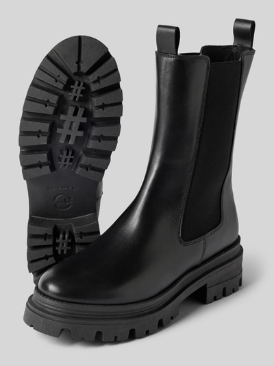 Tamaris Chelsea boots met elastische inzet Zwart - 4