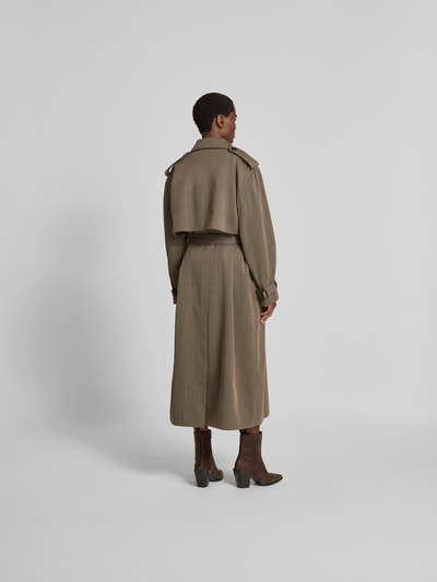 Filippa K Trenchcoat mit Reverskragen Hellbraun 5