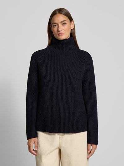 Drykorn Strickpullover mit Stehkragen Modell 'ARWEN' Marine 4