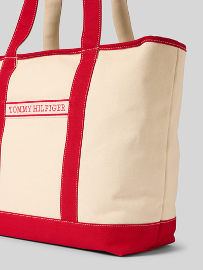 Tommy Hilfiger Strandtasche aus Baumwolle Rot 3