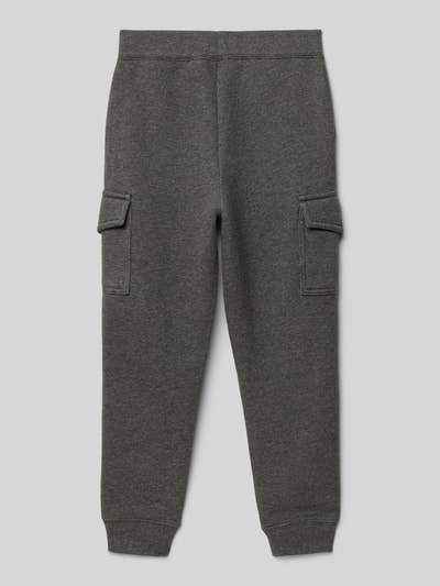 Polo Ralph Lauren Kids Regular fit sweatbroek met cargozakken Middengrijs - 3