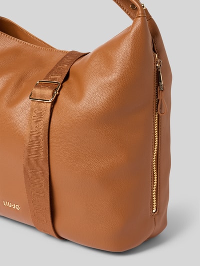 Liu Jo White Torba hobo z imitacji skóry Koniakowy 3