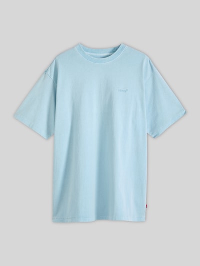 Levi's® T-shirt w kroju regular fit z haftowanym logo Jasnoniebieski 2