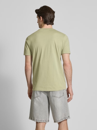 HUGO T-Shirt mit Label-Print Modell 'DULIVIO' Hellgruen 5
