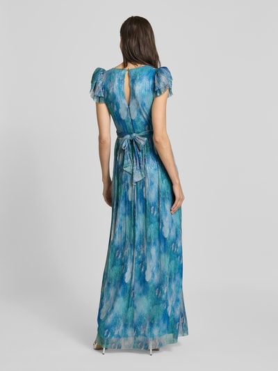 Swing Abendkleid mit Taillenpasse Ocean 5