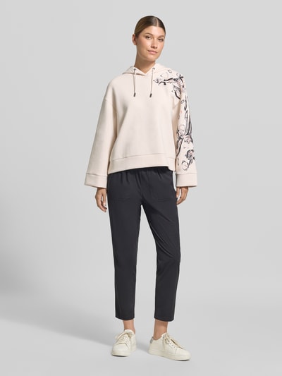 Marc Cain Sweatshirt mit Ärmelprint Sand 1