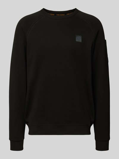 PME Legend Sweatshirt met labelstitching Zwart - 2