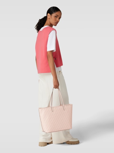 Lauren Ralph Lauren Tote Bag mit Allover-Logo Rose 1