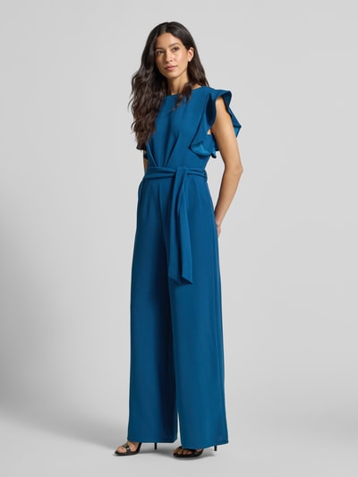 Apricot Jumpsuit mit Rüschen Petrol 1