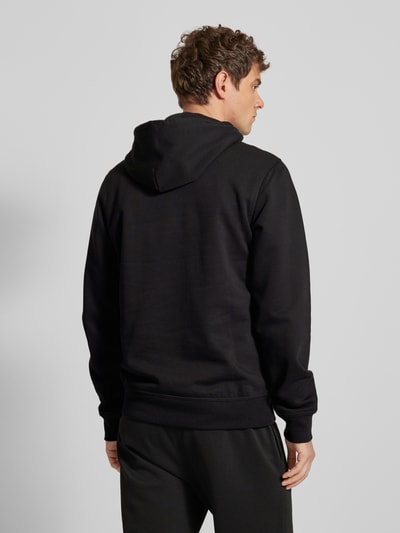 CHAMPION Hoodie mit Label-Stitching Black 5